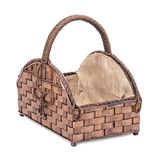 Orework 374182 Brandhoutmand rond met handvat, 53 x 35 x 30 cm