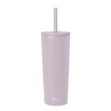Simple Modern Geïsoleerde beker met deksel en rietje | Iced Coffee Cup Herbruikbare roestvrijstalen waterfles reismok | Geschenken voor vrouwen mannen haar hem | Klassieke collectie | 710 ml |
