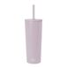Simple Modern Geïsoleerde beker met deksel en rietje | Iced Coffee Cup Herbruikbare roestvrijstalen waterfles reismok | Geschenken voor vrouwen mannen haar hem | Klassieke collectie | 710 ml |