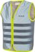 WOWOW Fun Jacket enfant Veste réfléchissante intégrale - gilet enfant avec fermeture éclair - L - Argent