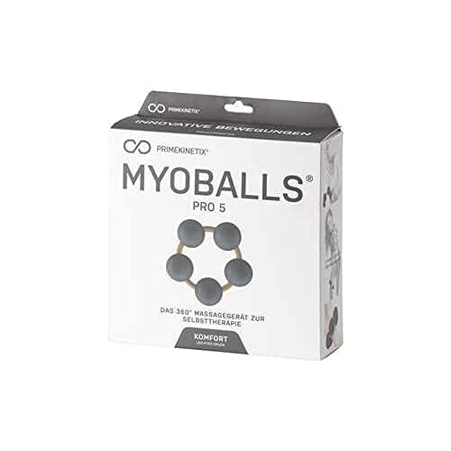 MyoBalls Unisex - volwassenen Pro 5 gymnastiekbal, zwart, 5