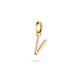 Thomas Sabo Charm Club Connect Charm-Hanger Letter V 18k Vergulding Gerecycled 925 Zilver CC1228-413-39