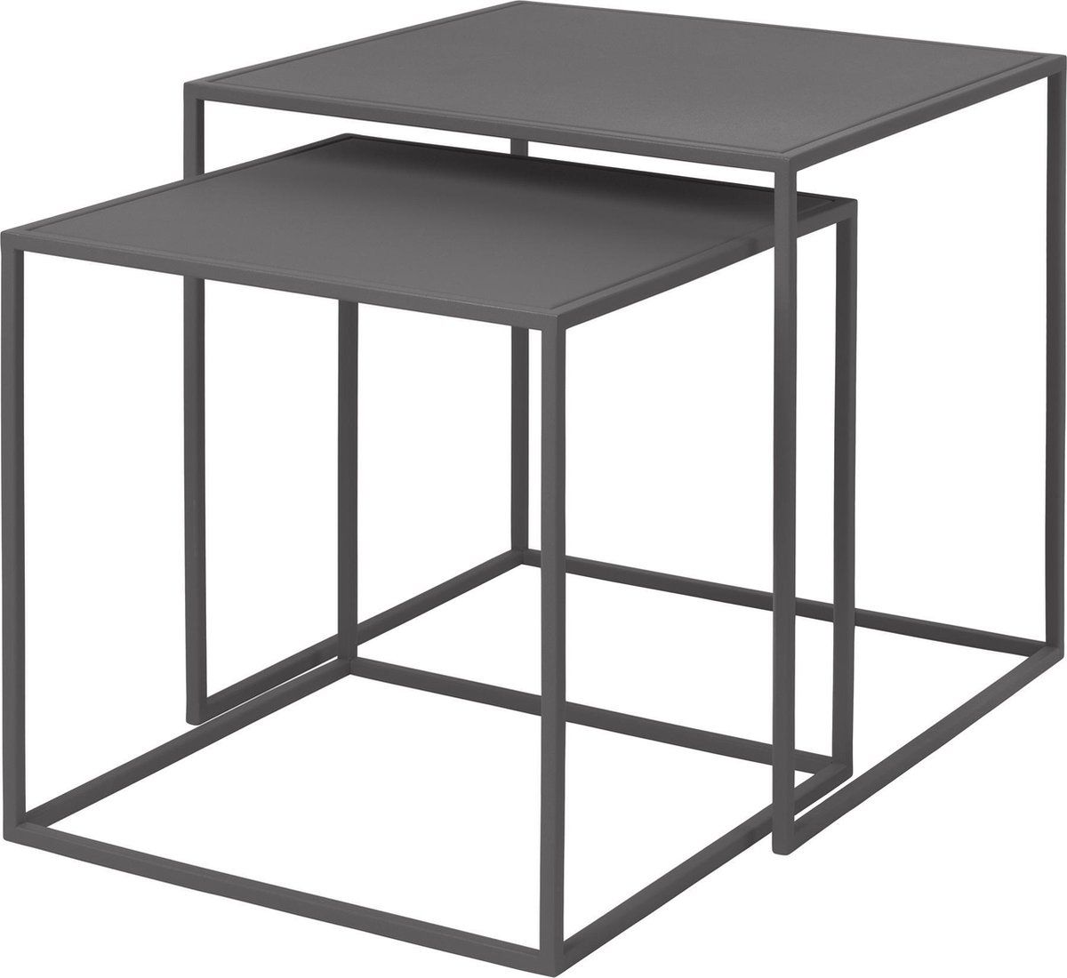 Blomus Fera Bijzettafel Set - Set van 2 - Grijs