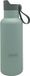 Nerthus FIH 1265 Dubbelwandige Sportfles 500 ml Click Drink Cap Kaki Roestvrij Staal