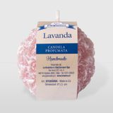 La Briantina Decoratieve geurkaars in bolvorm, brandduur 3,5 uur, diameter 5,5 cm, antiek roze, lavendelgeur