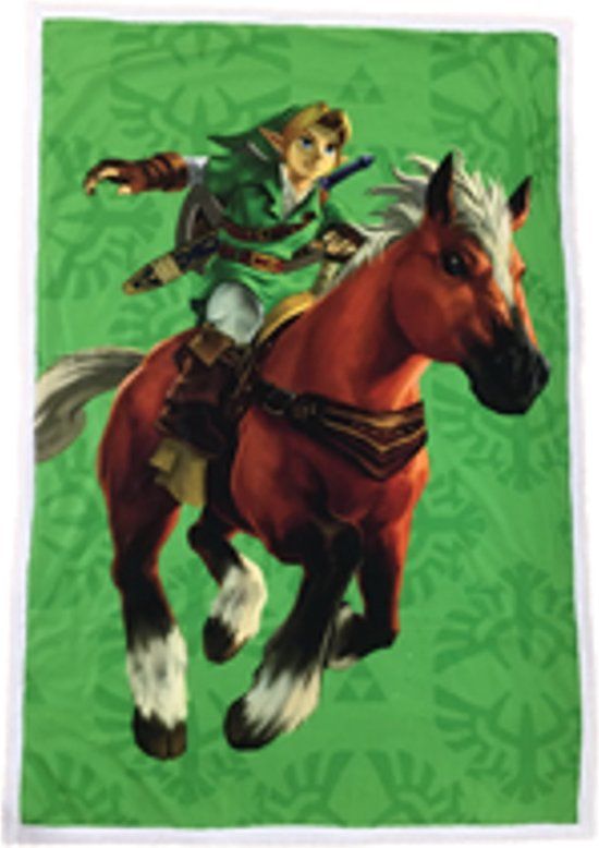 HÔMADICT Nintendo: The Legend of Zelda - Plaid Sherpa Link en Epona