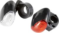 On Bike Paar Fietsverlichting Voor En Achter, 3 LED's