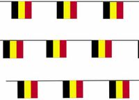 Bellatio Decorations Shoppartners Bv Slinger België - 3x - 4 meter - Papier - Brandvertragend - Belgische Vlag