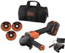 BLACK+DECKER BCG6L8F1S-QW Accu Haakse Slijper