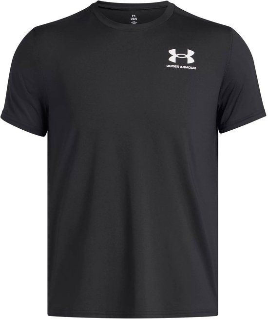 Under Armour UA Heatgear Fitted Short Sleeve Heren Sportshirt - Zwart
