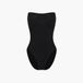 cfab - Strapless corrigerende bodysuit met bijpassend slipje - Zwart, S