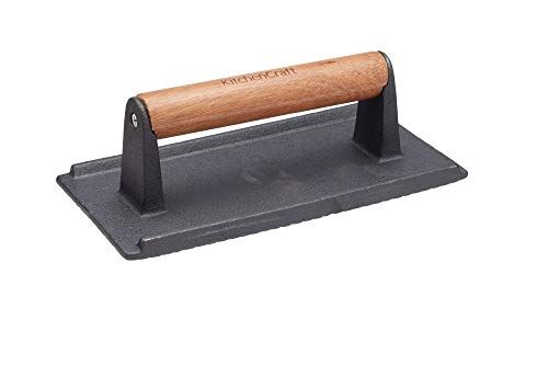 KC Blue Gietijzeren Grillpers - Vleespers voor BBQ - 21 x 11 x 8 cm