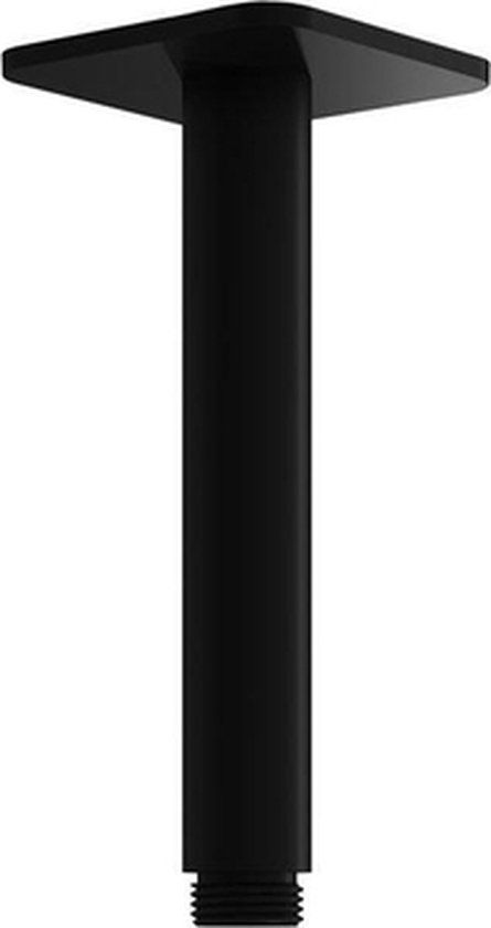 Hotbath Gal plafondbuis 15 cm Mat zwart