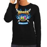 Bellatio Decorations Apres ski sweater voor dames - apres ski you later - zwart - wintersport XXL