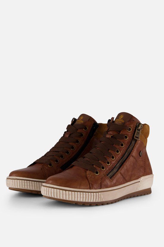 Remonte Veterboots cognac Leer - Maat 42