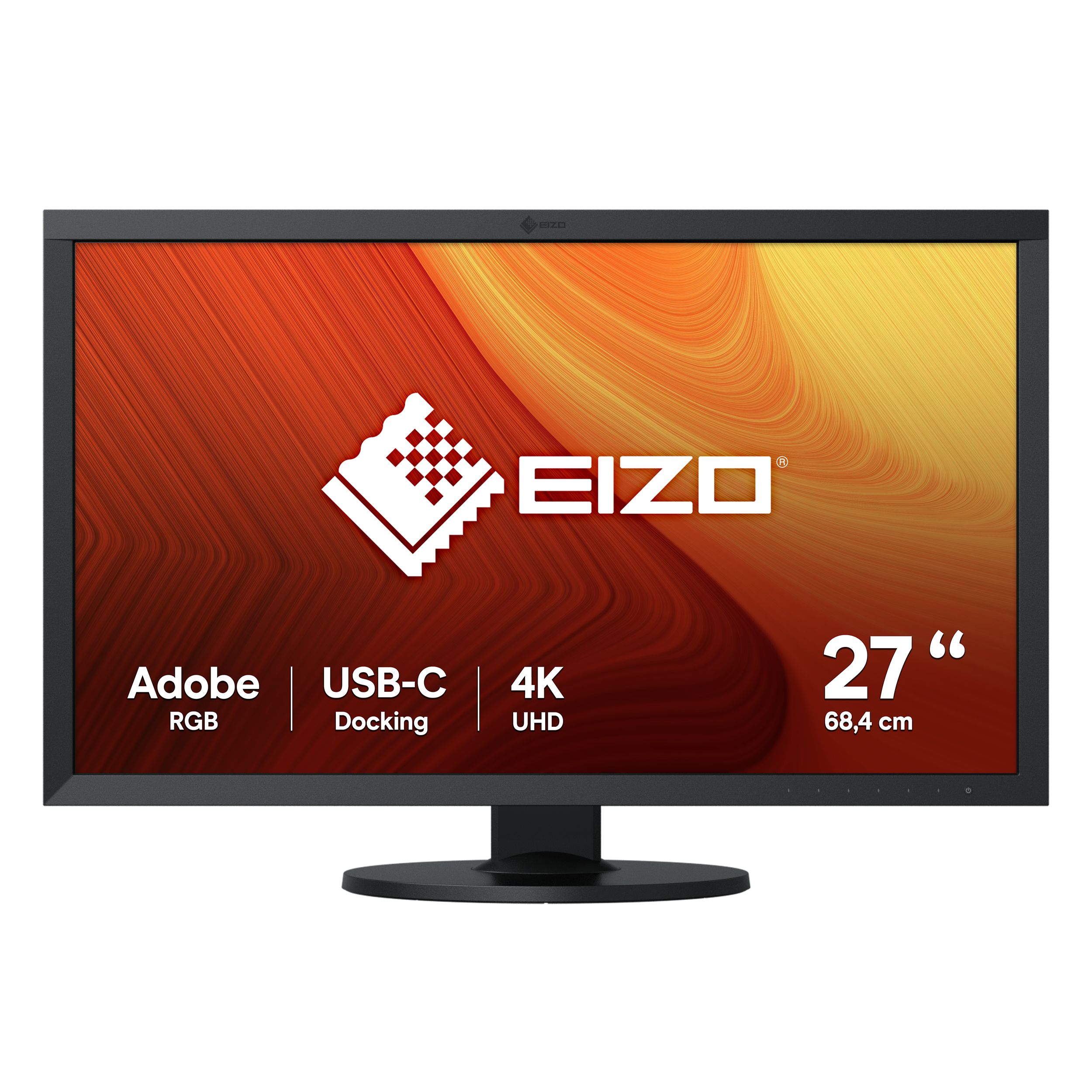 EIZO ColorEdge CS2740 - 27" 4K UHD Monitor - IPS, USB-C, HDMI, DisplayPort - Black
