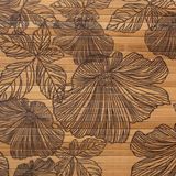 5Five Badmat bamboe - Zwart/Naturel - 50 x 80 cm