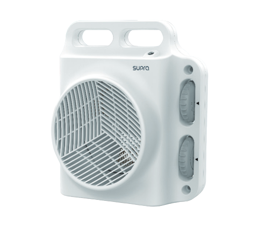TAURUS - SUPRA SOUFLEO2 Elektrische Ventilator Verwarming - 2000W - Wit/Grijs