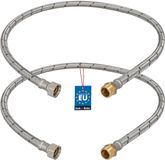 KOTARBAU® 2 Stuks - Flexibele Aansluitslang 3/8"x3/8" - Sanitaire Aansluitslang 90 cm