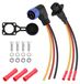 Merkloos Waterdichte Trolling Motor Plug Receptacle Set
