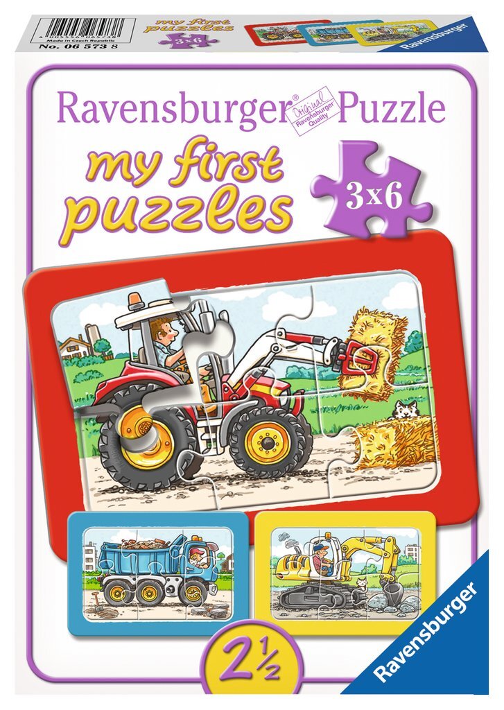 Ravensburger Graafmachine, tractor en kiepauto