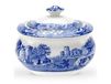 Spode Blue Italian Sucrier avec couvercle 25 cl