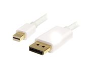 StarTech.com 2 m witte Mini DisplayPort-naar-DisplayPort 1.2 adapterkabel M/M DisplayPort 4k