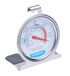 KitchenCraft Vries-/koelkastthermometer met minimum- en maximumtemperatuurhandleiding, roestvrij staal