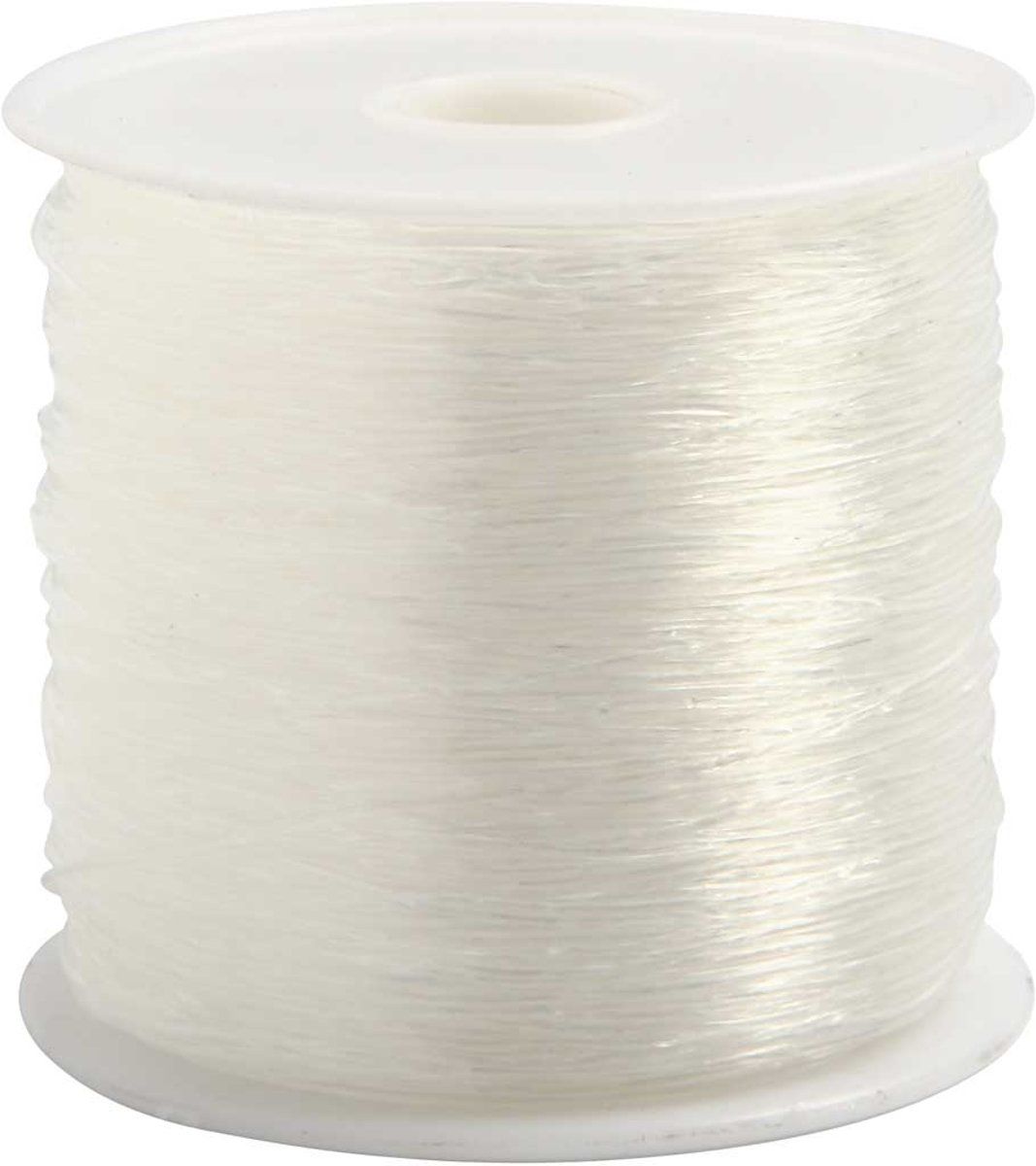 creotime Elastisch draad dikte 0,5 mm rond 100 m