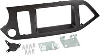 ACV GmbH 2-DIN Paneel - Geschikt voor Kia Picanto 2011-2019 - Zwart