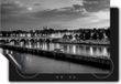 Chefcare Inductie Beschermer Maastricht Maas Rivier - Zwart Wit - 75x50 cm