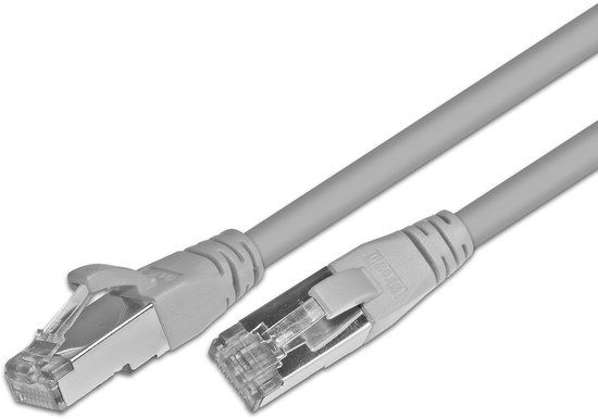 Wirewin Cat.5e F/UTP 1m netwerkkabel Grijs