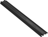 VEVOR Kabel Bescherming 1-kanaals Slangbrug Kabelgoot Kabelbrug Oploopbeveiliging Kabel 907kg 100x13x2cm Zwart Rubber