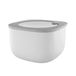 Guzzini Store&More Kitchen Active Design High Airtight Containers for Fridge/zer/Microwave (L), 19.5 x 19.5 x 12.3 cm, Grey (Dark Grey)