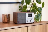 Pinell Supersound 201 - DAB+ Digitale tafelradio - walnoot hout