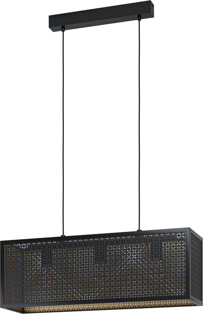 EGLO Sallicano Hanglamp - Zwart/Goud - 73 cm - E27