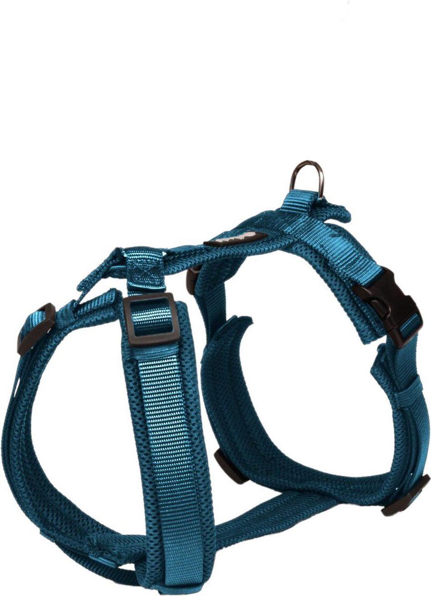 Petlando Hondentuig Mesh Y-Comfort Harness S Petrol