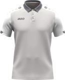 Jako Dynamic Polo Heren - Lichtgrijs / Wit / Grijs | Maat: 3XL