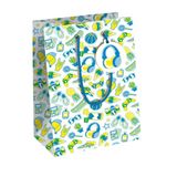 Eurowrap - 33883-3C - Cadeauzak voor kinderen - Middel Formaat 21,5x10,2x25,3cm - Fluo