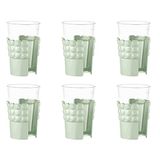 Guzzini Tiffany bekerhouder, mauvegroen, 6 stuks