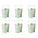 Guzzini Tiffany bekerhouder, mauvegroen, 6 stuks