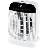 TRONIC Chauffage soufflant, avec écran LCD et télécommande (Blanc)