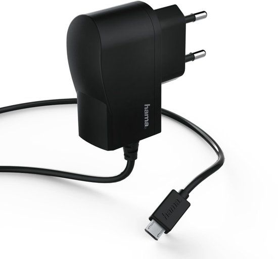 Hama Reislader micro USB 1.0A zwart