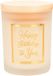 Paper dreams Bougie parfumée petite or/blanc Joyeux anniversaire
