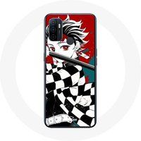 Maniacase Etui voor Oppo A53 Demon Slayer Kimetsu no Yaiba Anime