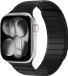 Buddi Fuse Magnetisch Bandje Geschikt voor Apple Watch 1/2/3/4/5/6/7/8/9/10/11/SE - 38/40/41/42MM - Siliconen Sportbandje met Magneetsluiting Zwart