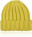 LGT JWLS Grofgebreide Dames Beanie met Omslagrand - Geel