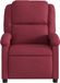 vidaXL Fauteuil de massage réglable tissu bordeaux