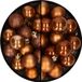 Merkloos / Sans marque Kaemingk B.V. Kerstballen kunststof - 30x stuks - bruin - 3 en 4 cm - onbreekbaar