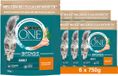 PURINA ONE BIFENSIS Adult droogvoer voor katten, rijk aan kip, (6 x 750g)
